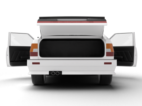 Audi Quattro UR 1980 HQ Modelo 3D