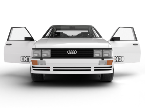 Audi Quattro UR 1980 HQ Modelo 3D