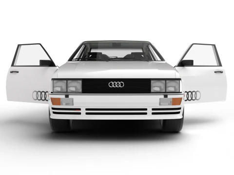 Audi Quattro UR 1980 Genel Merkez 3D Model