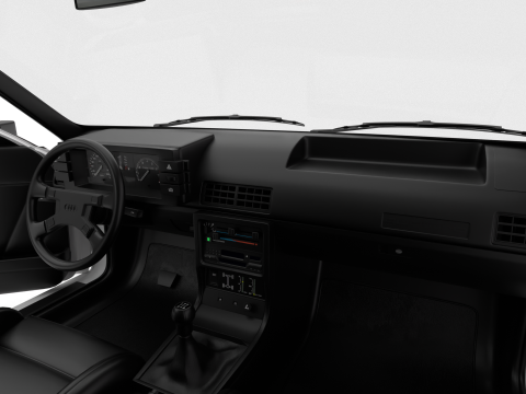 Audi Quattro UR 1980 HQ Modelo 3D