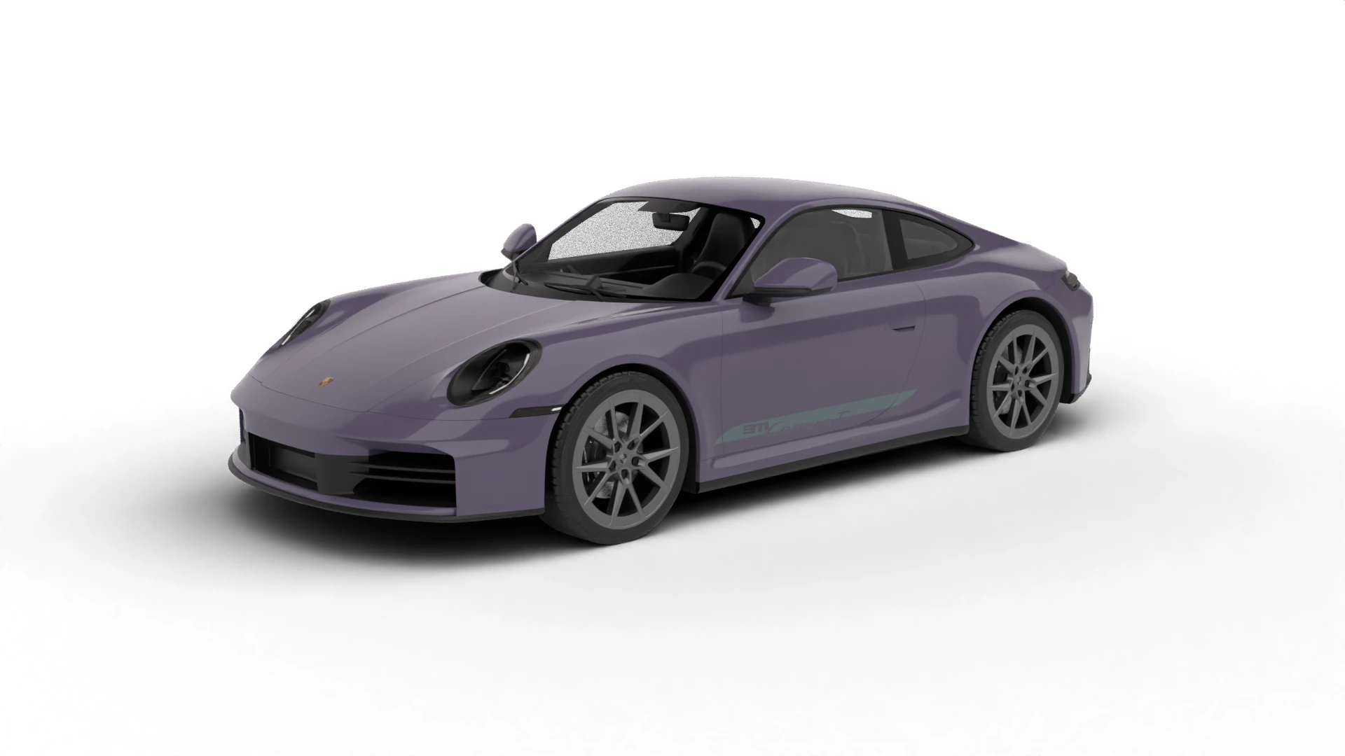Porsche 911 Carrera T 2025 3D Model .c4d .max .obj .3ds .fbx .stl .blend 