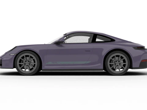 Porsche 911 Carrera T 2025 3D Model