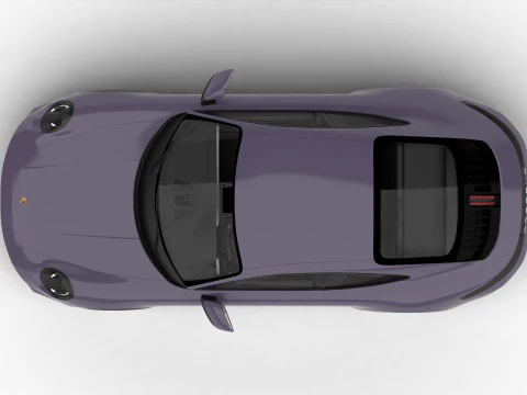 Porsche 911 Carrera T 2025 3D Model