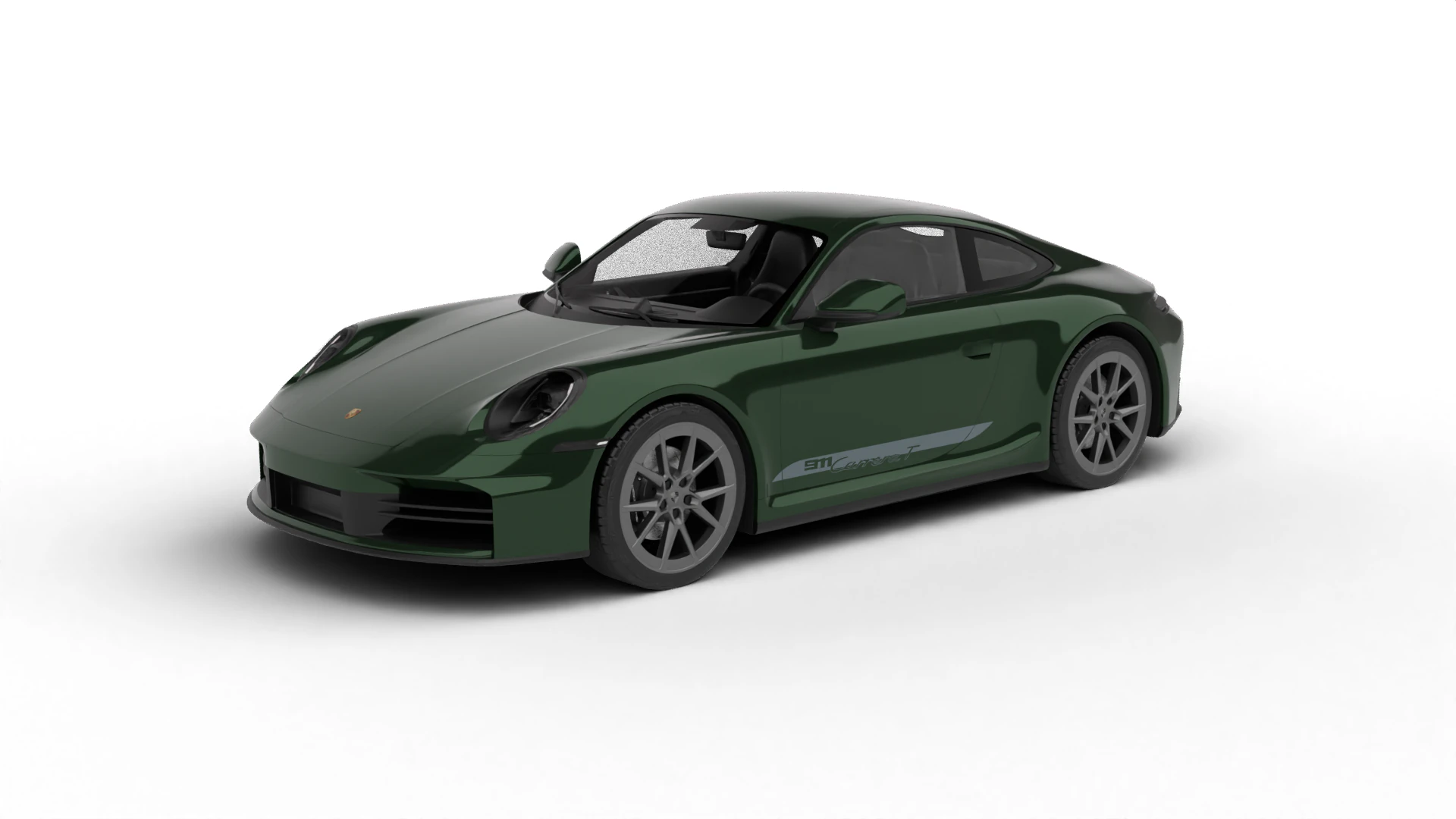 Porsche 911 Carrera T 2025 Modelo 3D .c4d .max .obj .3ds .fbx .stl .blend 