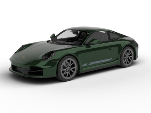 Porsche 911 Carrera T 2025 3D Model