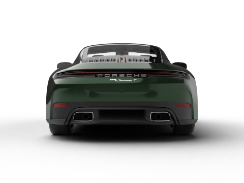 Porsche 911 Carrera T 2025 3D Модель