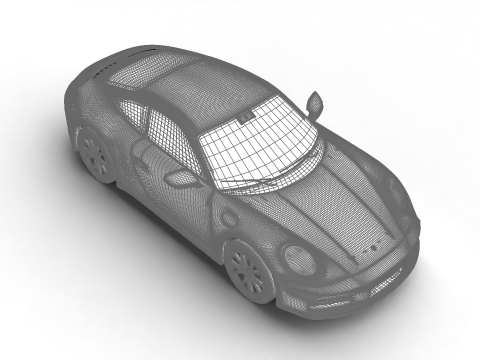 Porsche 911 Carrera T 2025 3D Модель