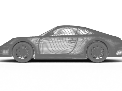 Porsche 911 Carrera T 2025 3D Модель