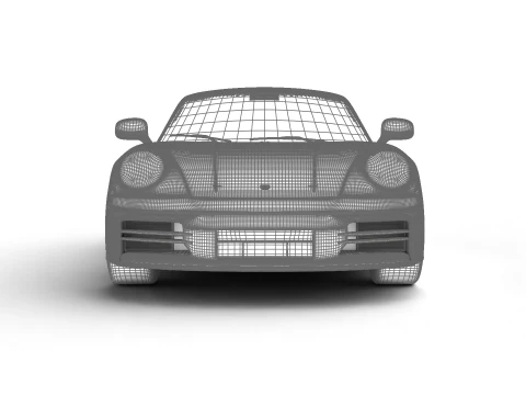 Porsche 911 Carrera T 2025 Modelo 3D