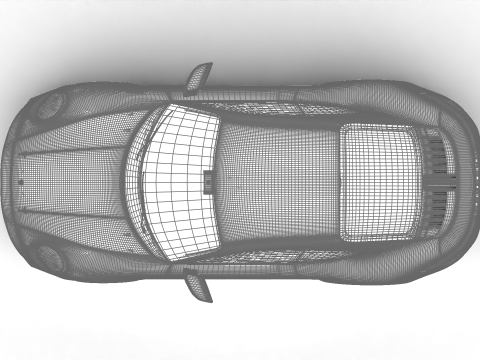Porsche 911 Carrera T 2025 3D Модель