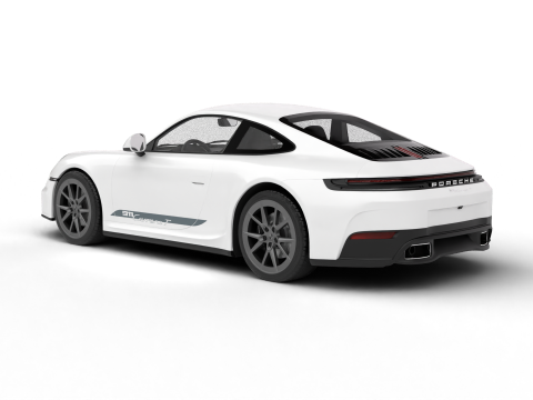 Porsche 911 Carrera T 2025 3D 模型