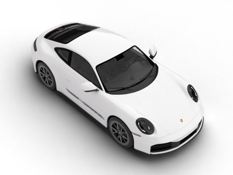 Porsche 911 Carrera T 2025 3D 模型