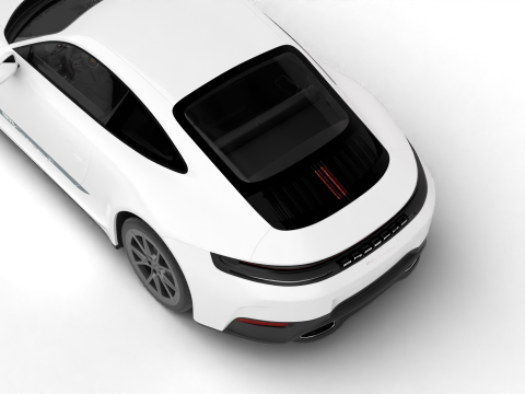 Porsche 911 Carrera T 2025 3D 模型