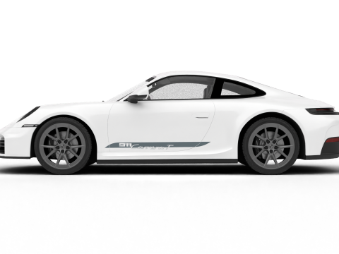 Porsche 911 Carrera T 2025 3D 模型
