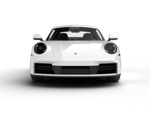 Porsche 911 Carrera T 2025 3D 模型