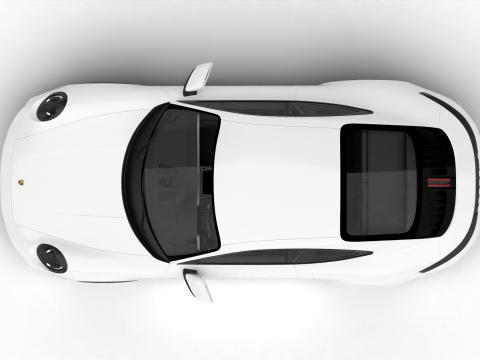 Porsche 911 Carrera T 2025 3D 模型