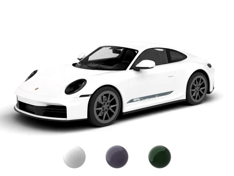Porsche 911 Carrera T 2025 Modello 3D