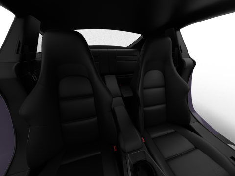 Porsche 911 Carrera T 2025 HQ Modèle 3D