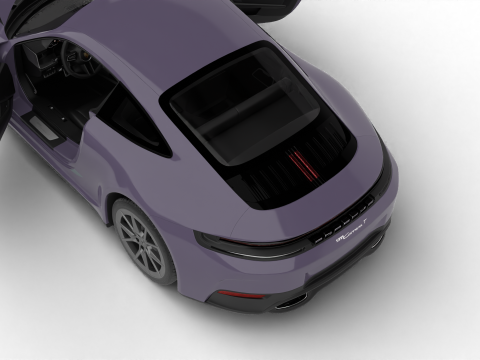 Porsche 911 Carrera T 2025 HQ Modèle 3D