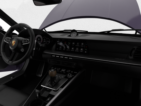 Porsche 911 Carrera T 2025 HQ Modèle 3D
