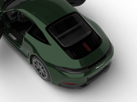 Porsche 911 Carrera T 2025 HQ 3D-Modell