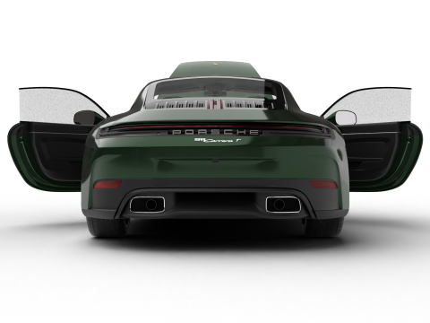 Porsche 911 Carrera T 2025 HQ 3D-Modell