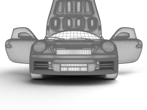 Porsche 911 Carrera T 2025 HQ 3D-Modell