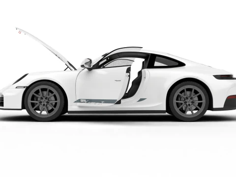 Porsche 911 Carrera T 2025 Genel Merkez 3D Model