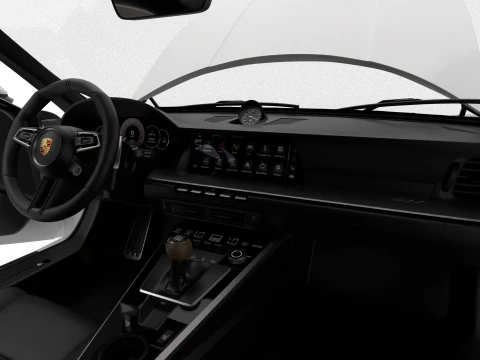 Porsche 911 Carrera T 2025 Genel Merkez 3D Model