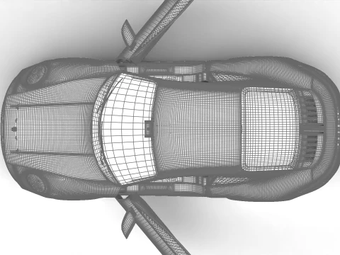 Porsche 911 Carrera T 2025 Genel Merkez 3D Model