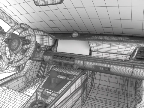 Porsche 911 Carrera T 2025 Genel Merkez 3D Model