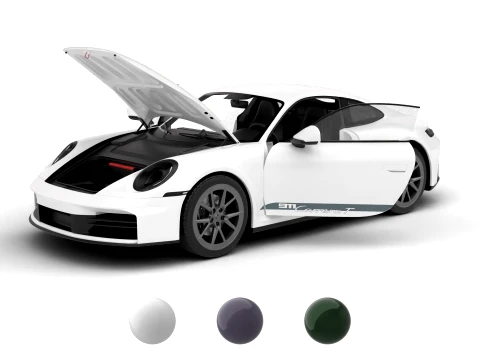 Porsche 911 Carrera T 2025 HQ Modello 3D