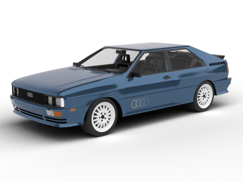 Audi Quattro UR 20v 1980 3D Model