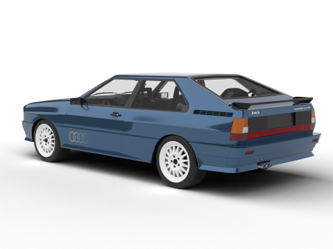 Audi Quattro UR 20v 1980 3D-Modell
