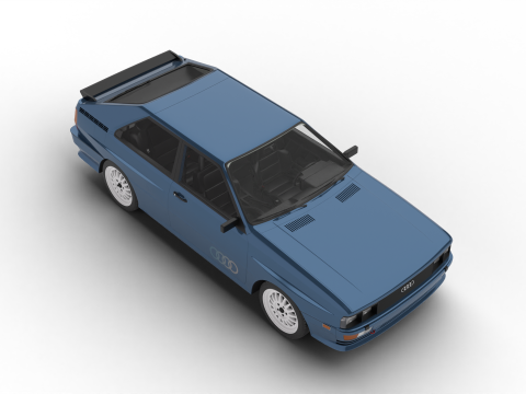 Audi Quattro UR 20v 1980 3D-Modell