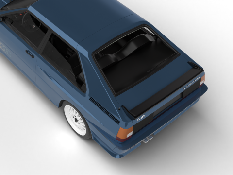 Audi Quattro UR 20v 1980 3D-Modell