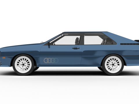 Audi Quattro UR 20v 1980 3D-Modell