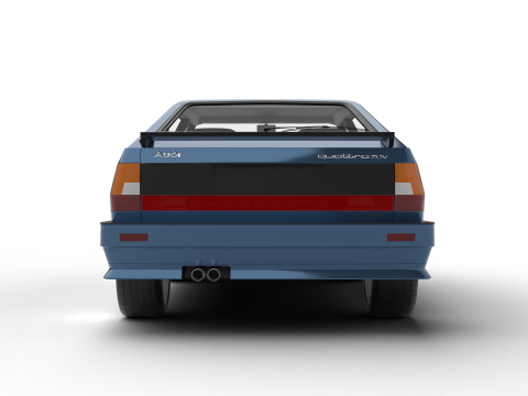 Audi Quattro UR 20v 1980 3D-Modell