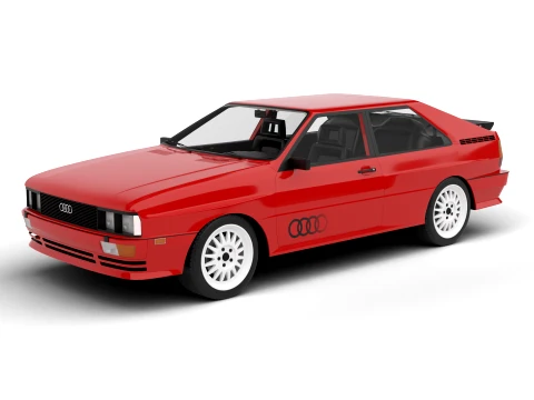 Audi Quattro UR 20v 1980 3D Model