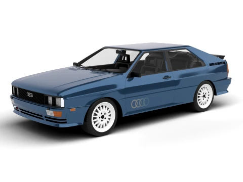 Audi Quattro UR 20v 1980 3D Model