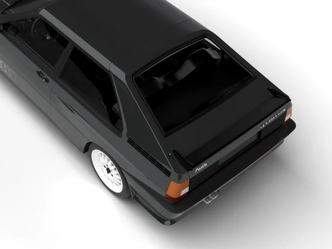 Audi Quattro UR 20v 1980 3D Model