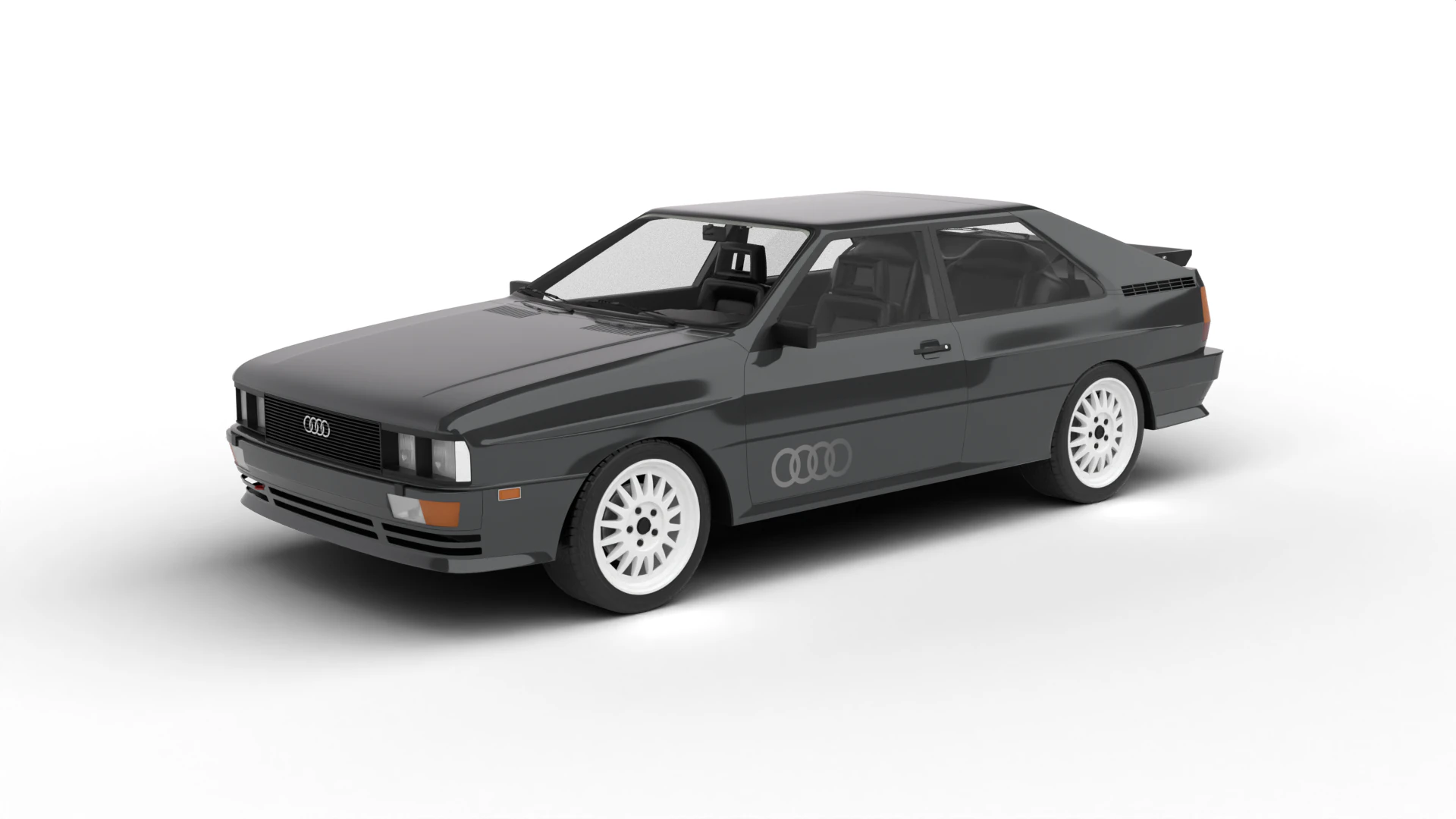 Audi Quattro UR 20v 1980 3D Model .c4d .max .obj .3ds .fbx .stl .blend 