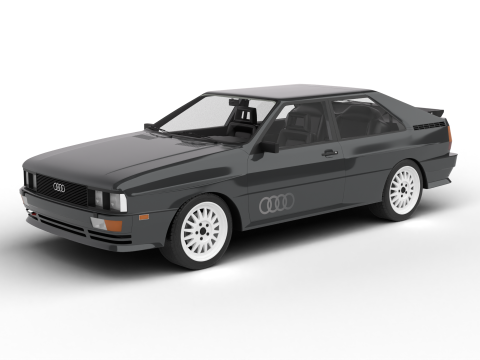 Audi Quattro UR 20v 1980 3D Model