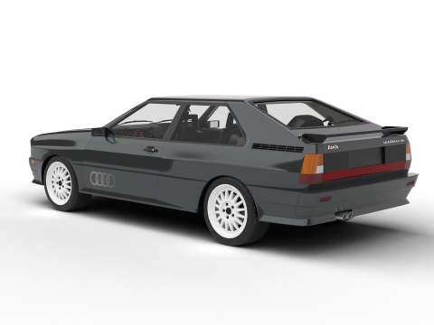 Audi Quattro UR 20v 1980 3Dモデル
