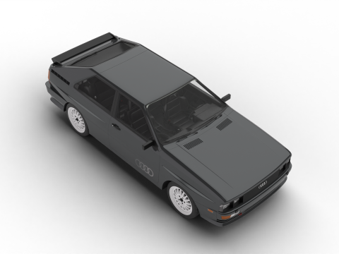 Audi Quattro UR 20v 1980 3Dモデル