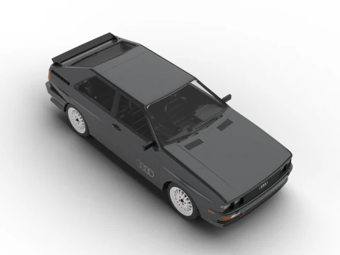 Audi Quattro UR 20v 1980 3D Model