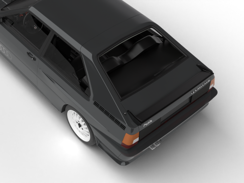 Audi Quattro UR 20v 1980 3Dモデル