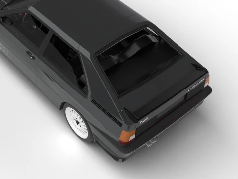 Audi Quattro UR 20v 1980 3D Model