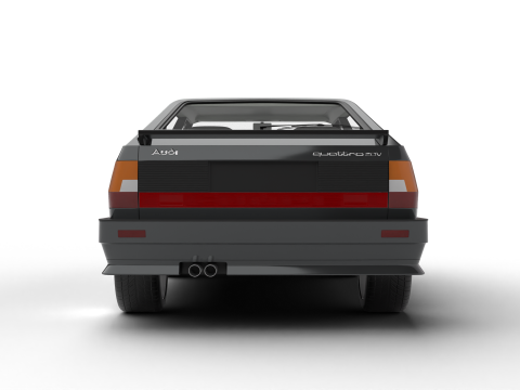 Audi Quattro UR 20v 1980 3Dモデル