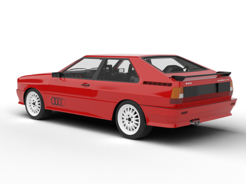 Audi Quattro UR 20v 1980 3D Model